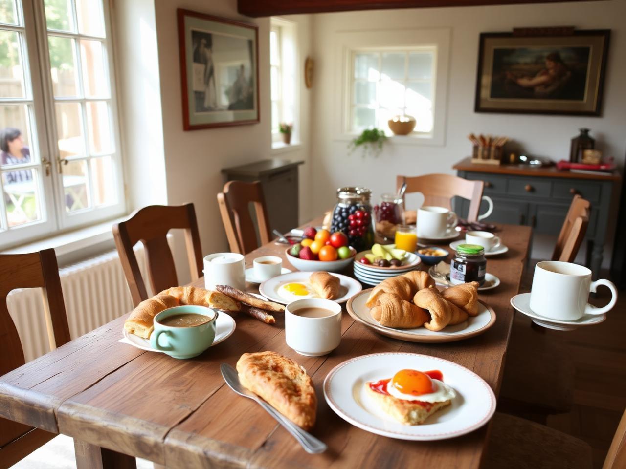 Ontbijt bij B&B Castellier