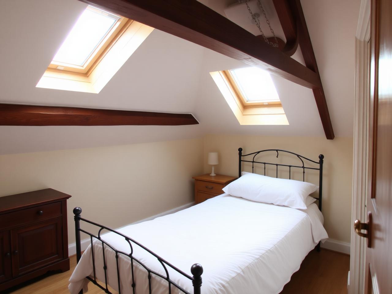 Eenpersoonskamer (zolder)